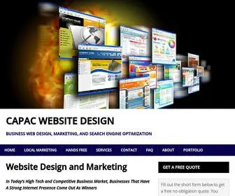 Capacwebdesign.com(Local Business Website Design) Screenshot