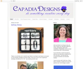 Capadiadesign.com(Capadia Designs) Screenshot
