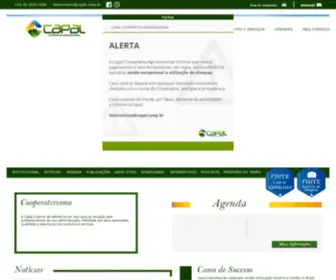 Capal.coop.br(Capal Cooperativa Agroindustrial) Screenshot