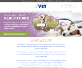 Capalabavet.com(Capalaba Vet) Screenshot