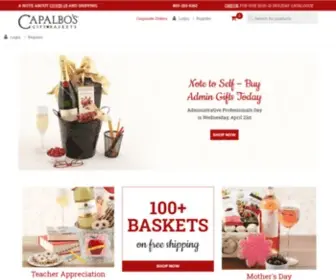 Capalbosonline.com(Fruit Baskets) Screenshot