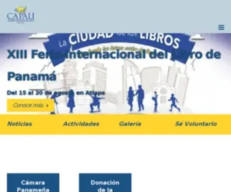 Capali.com.pa(Cámara Panameña del Libro) Screenshot