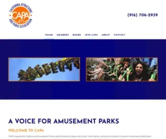 Capalink.org(California Attractions & Parks) Screenshot