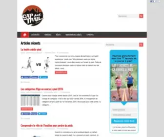 Capandtrail.com(Course à pied et Trail) Screenshot