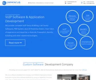 Capanicus.com(VoIP Services) Screenshot