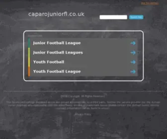 Caparojuniorfl.co.uk(Caparo Junior Football League) Screenshot