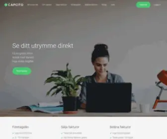 Capcito.com(Flexibel kredit till företaget) Screenshot