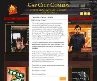 Capcitycomedy.com(Cap City Comedy Club) Screenshot