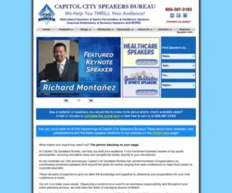 Capcityspeakers.com(Capitol City Speakers Bureau) Screenshot