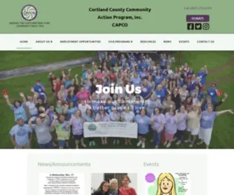 Capco.org(Cortland County Community Action Program) Screenshot