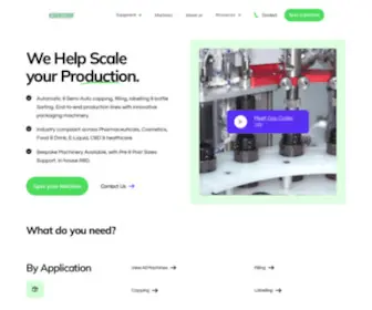 Capcoder.com(Packaging Machinery UK) Screenshot