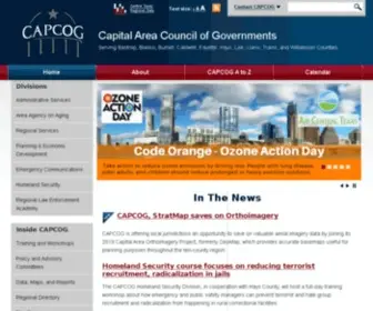 Capcog.org(Capital Area Council of Governments) Screenshot