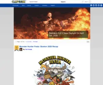 Capcom-Unity.com(Capcom Community) Screenshot