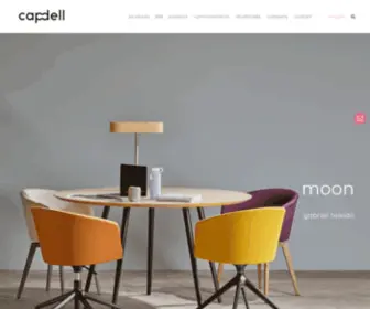 Capdell.com(Contemporary timeless design furniture to inspire people) Screenshot
