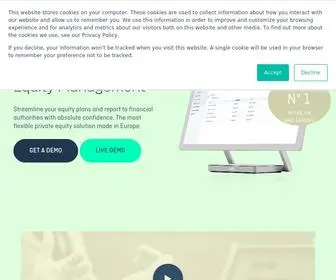 Capdesk.com(Equity in motion) Screenshot