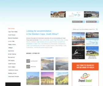 Cape-Accommodation.co.za(Western Cape Accommodation) Screenshot