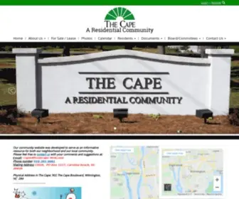 Cape-HOA.org(We've got some trouble) Screenshot