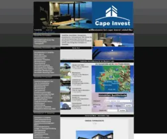 Cape-Invest.com(Immigration südafrika) Screenshot