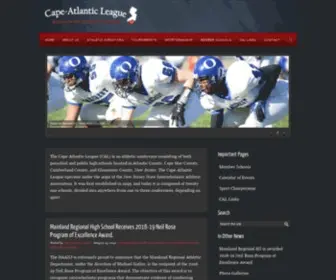 Capeatlanticleaguenj.com(Cape Atlantic League NJ) Screenshot