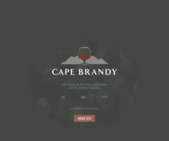 Capebrandy.org(Home of the World's Most Awarded Premium Sipping Brandy) Screenshot