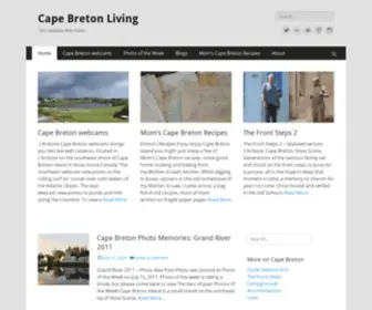 Capebretonliving.com(Cape Breton Living Splash) Screenshot