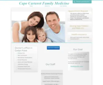 Capecarteretfamilymedicine.com(Doctor's office) Screenshot