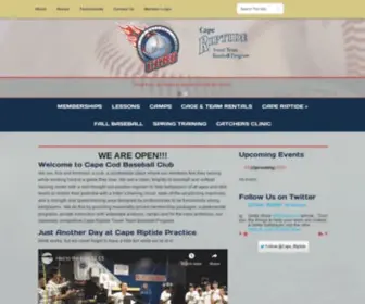 Capecodbaseballclub.com(Cape Cod Baseball Club) Screenshot