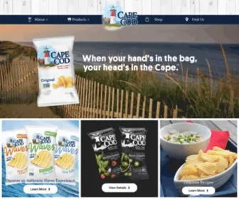 Capecodchips.com(Cape Cod Chips) Screenshot