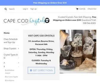 Capecodcrystals.com(Cape Cod Crystal) Screenshot