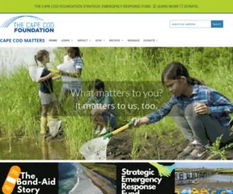 Capecodfoundation.org(Cape Cod Foundation) Screenshot