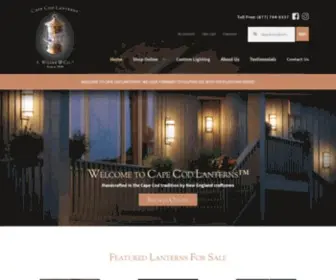 Capecodlanterns.com(Hanging Lanterns) Screenshot