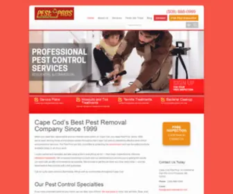 Capecodpestpros.com(Pest control company) Screenshot