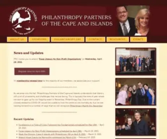 Capecodphilanthropy.org(Philanthropy Partners of the Cape and Islands) Screenshot