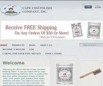 Capecodpolish.com(Official Site of Cape Cod Polish Company) Screenshot