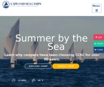 Capecodseacamps.com(Cape Cod Sea Camps) Screenshot