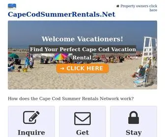 Capecodsummerrentals.net(Cape Cod Summer Rentals Network) Screenshot