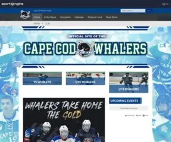 Capecodwhalers.com(Cape Cod Whalers Hockey) Screenshot