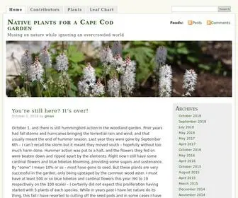 Capecodwoodlandgarden.com(Native plants for a Cape Cod garden) Screenshot