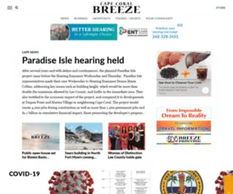 Capecoralbreeze.com(News, sports, jobs) Screenshot