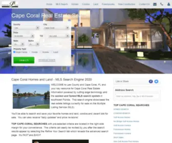 Capecoralhomesandland.com(Cape Coral Real Estate) Screenshot