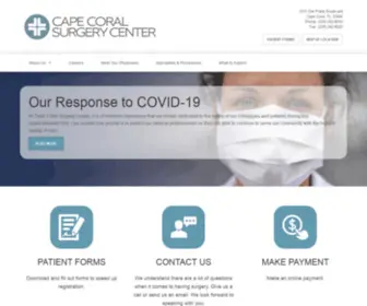 Capecoralsurgerycenter.com(Cape Coral Surgery Center) Screenshot