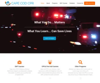 CapecPR.com(EMT Training Courses) Screenshot