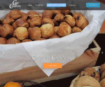 Capecreationscatering.com(Cape Creations Catering) Screenshot