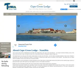 Capecrosslodge.com(Cape Cross Lodge Skeleton coast Namibia) Screenshot