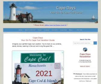 Capedays.com(Cape Days) Screenshot