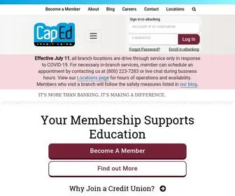 Capedcu.com(CapEd Credit Union) Screenshot