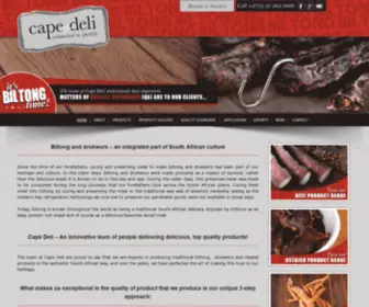 Capedeli.co.za(Biltong) Screenshot