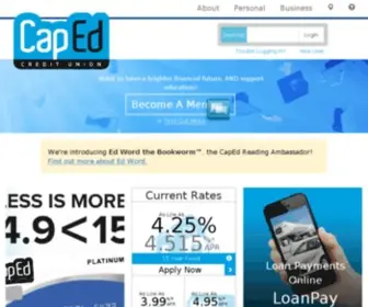 Capedfcu.org(Idaho Credit Union with Branches in Boise) Screenshot