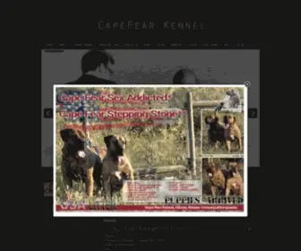 Capefear-GR.com(Dogo (Presa) Canario & French Bulldog Kennel εκτροφείο Dogo (Presa)) Screenshot