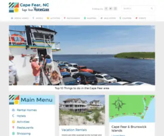 Capefear-NC.com(The Cape Fear) Screenshot